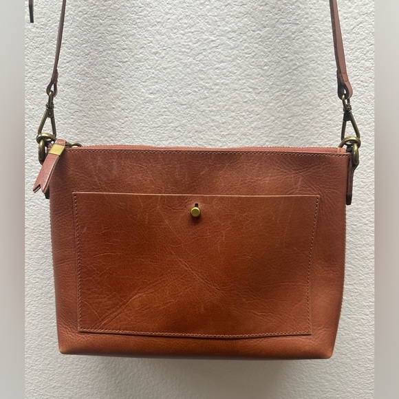 Madewell Brown Leather Crossbody Bag - Picture 6 of 8
